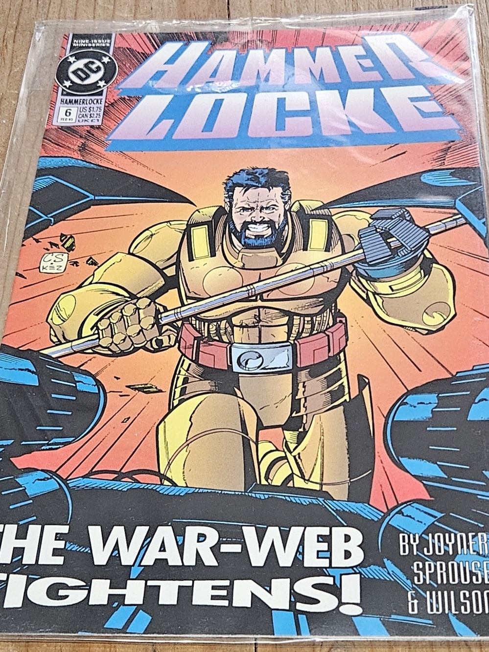DC Hammerlocke Comic Art Print - Yellow, Red, Blue